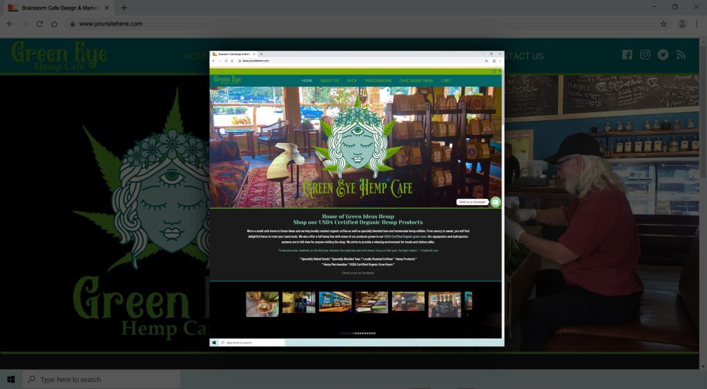 Brainstorm Cafe Client - Green Eye Hemp Cafe